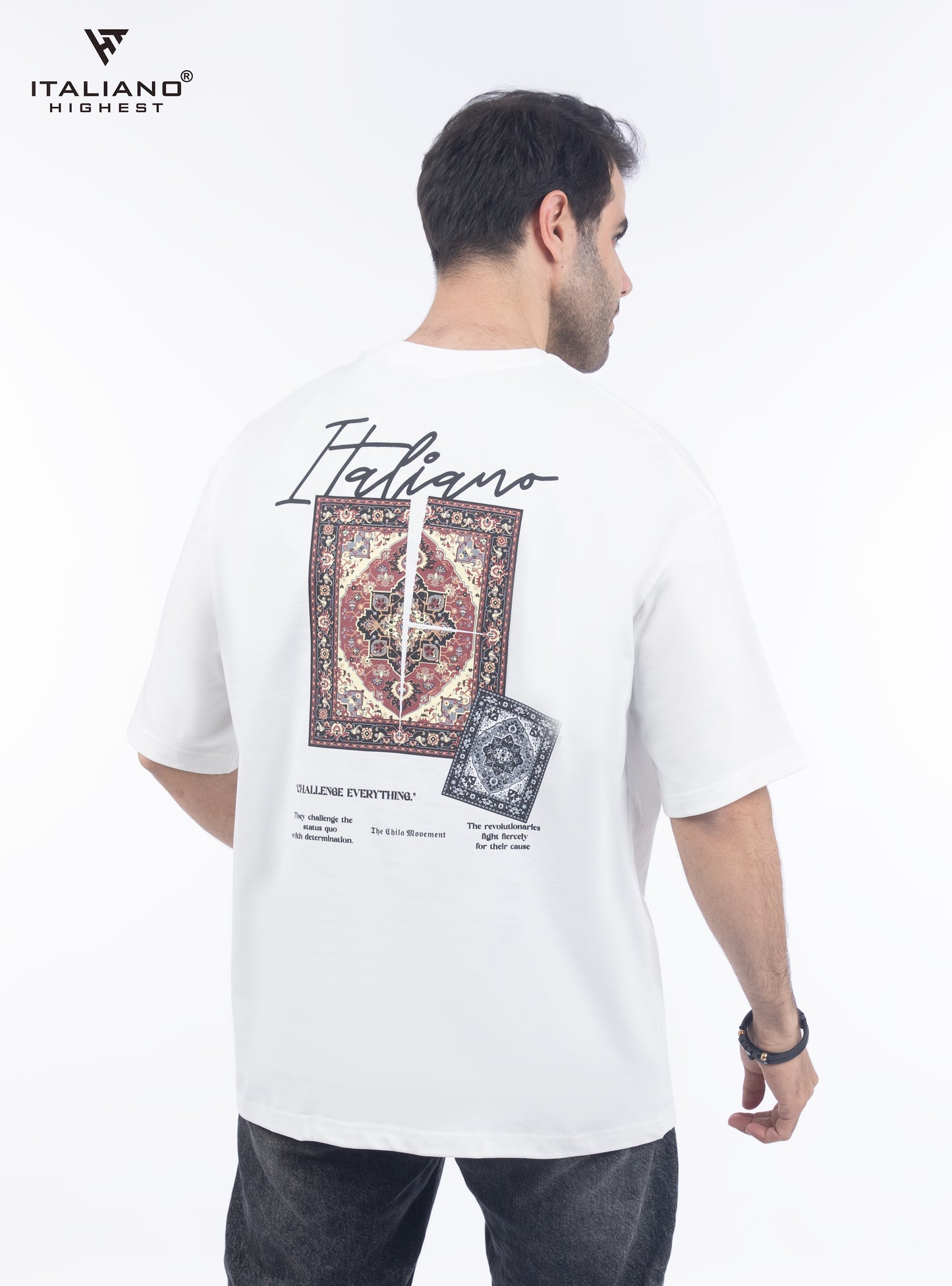 Men T-Shirt Italiano over size ITSH 434