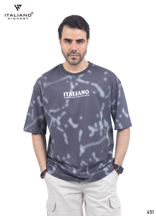 Men T-shirt Over size Italiano TS 451