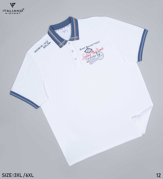 Men BigSize Polo T-Shirt Italiano ITSH012