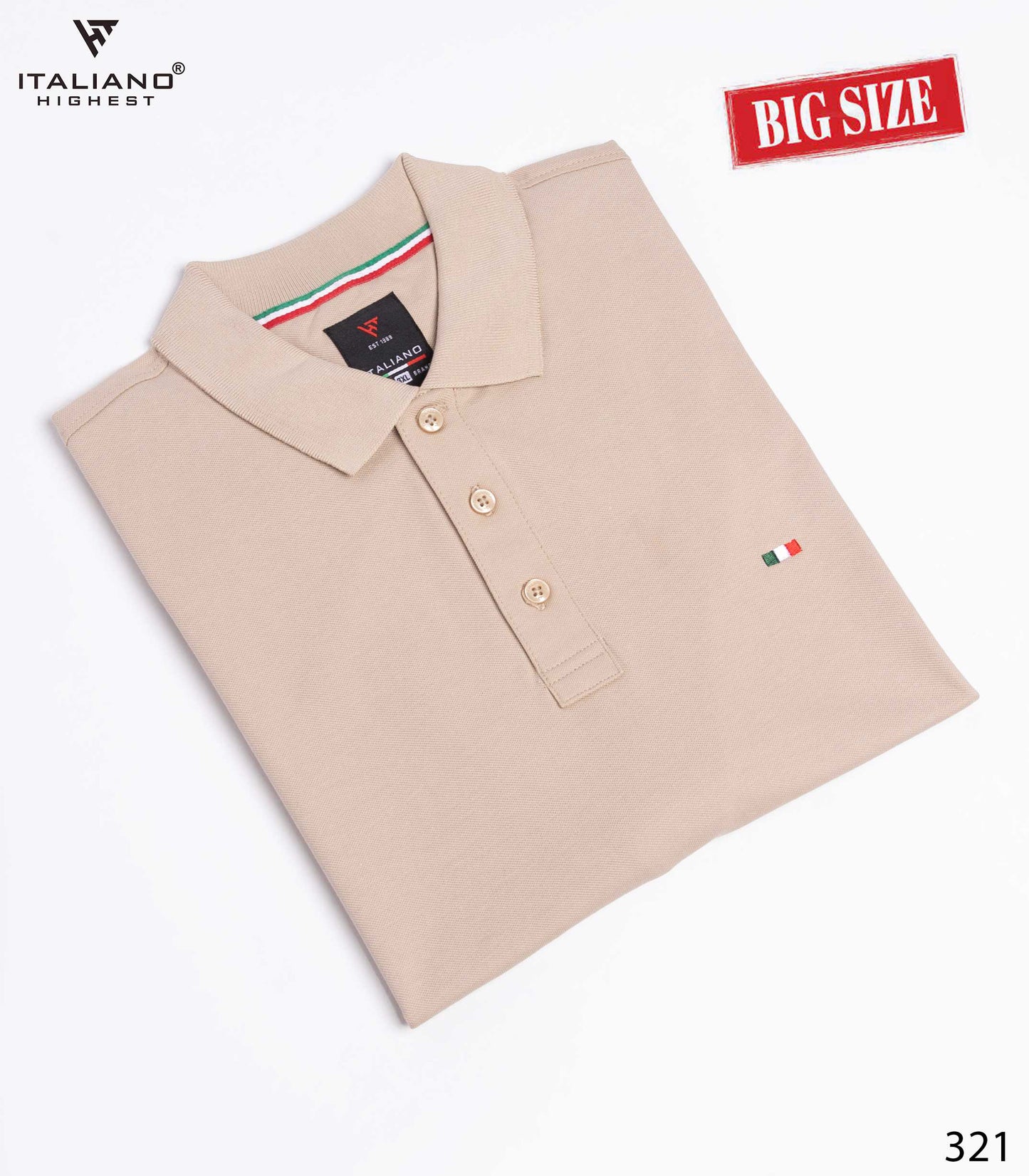 Men BigSize Polo T-Shirt ITBT 321