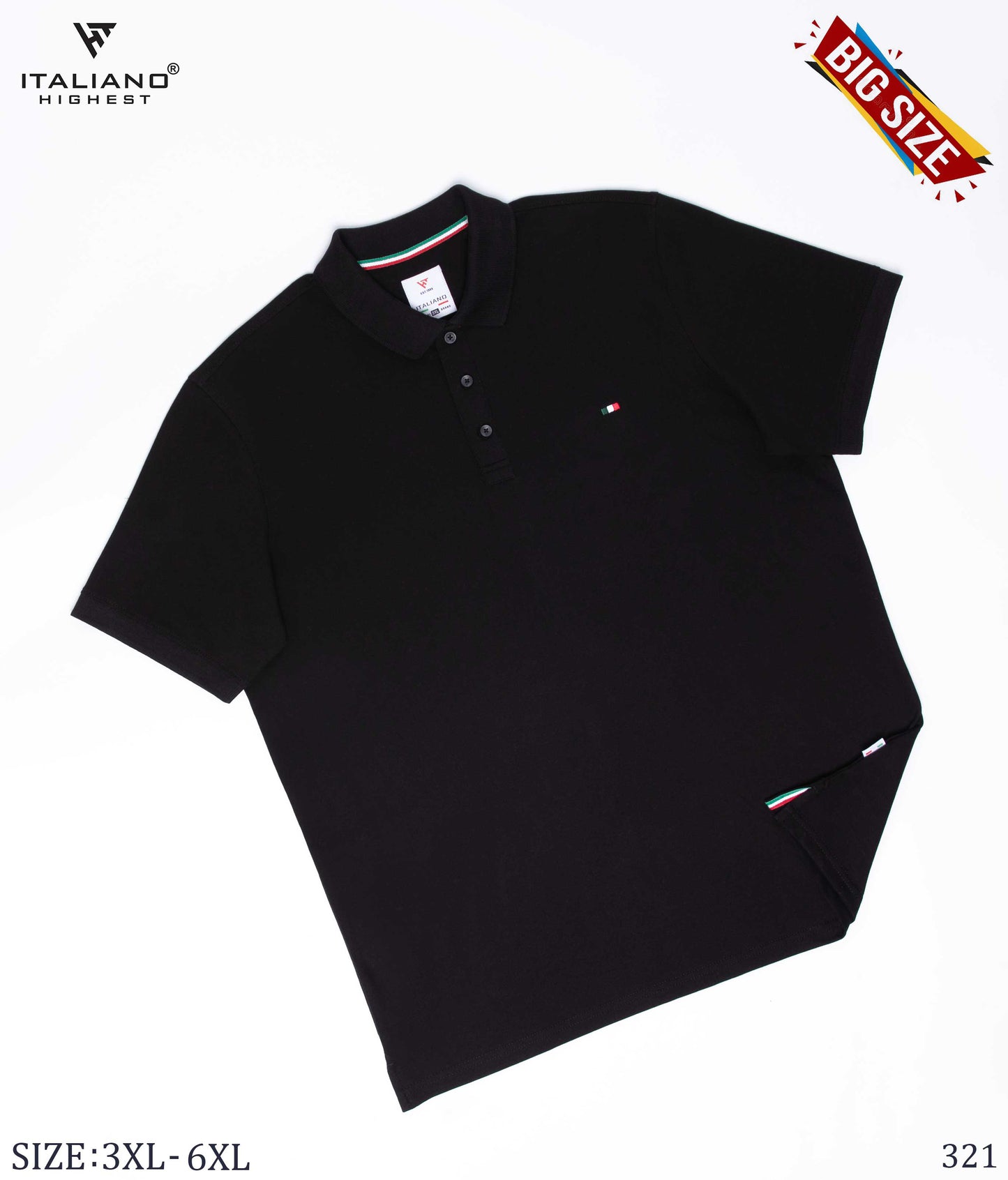Men BigSize Polo T-Shirt ITBT 321