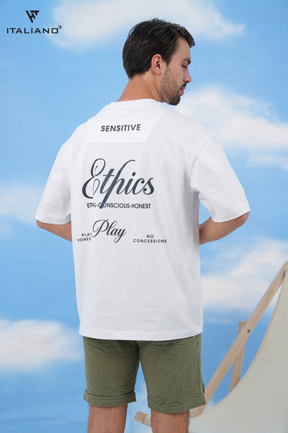 Men T-Shirt OverSize Italiano ITSH 1177