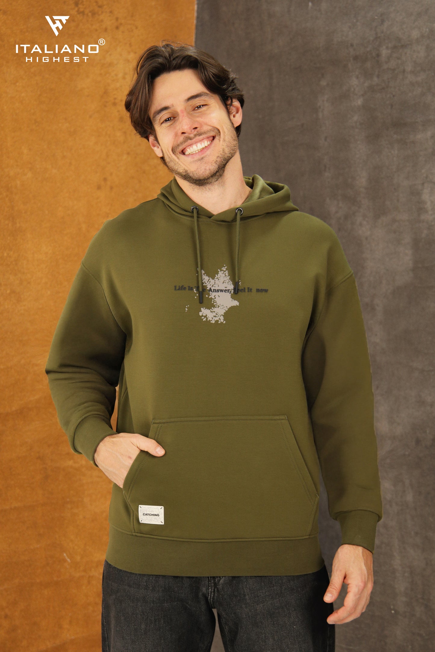 Men BigSize Hoodie ITBH1639
