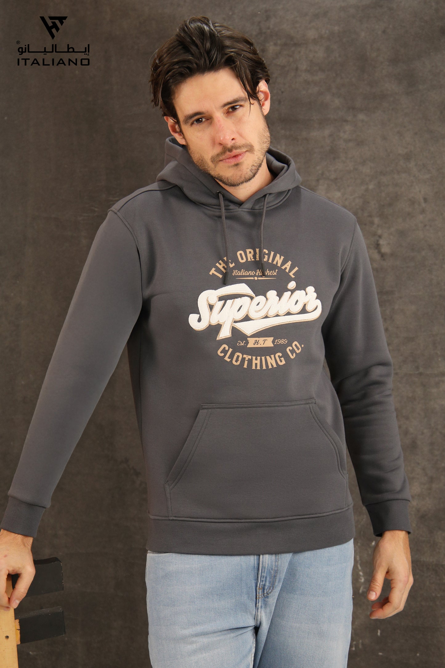 Men Hoodie T-Shirt ITHO41