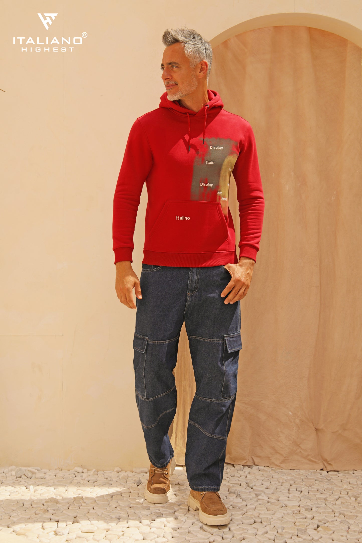 Men Hoodie T-Shirt ITHO54