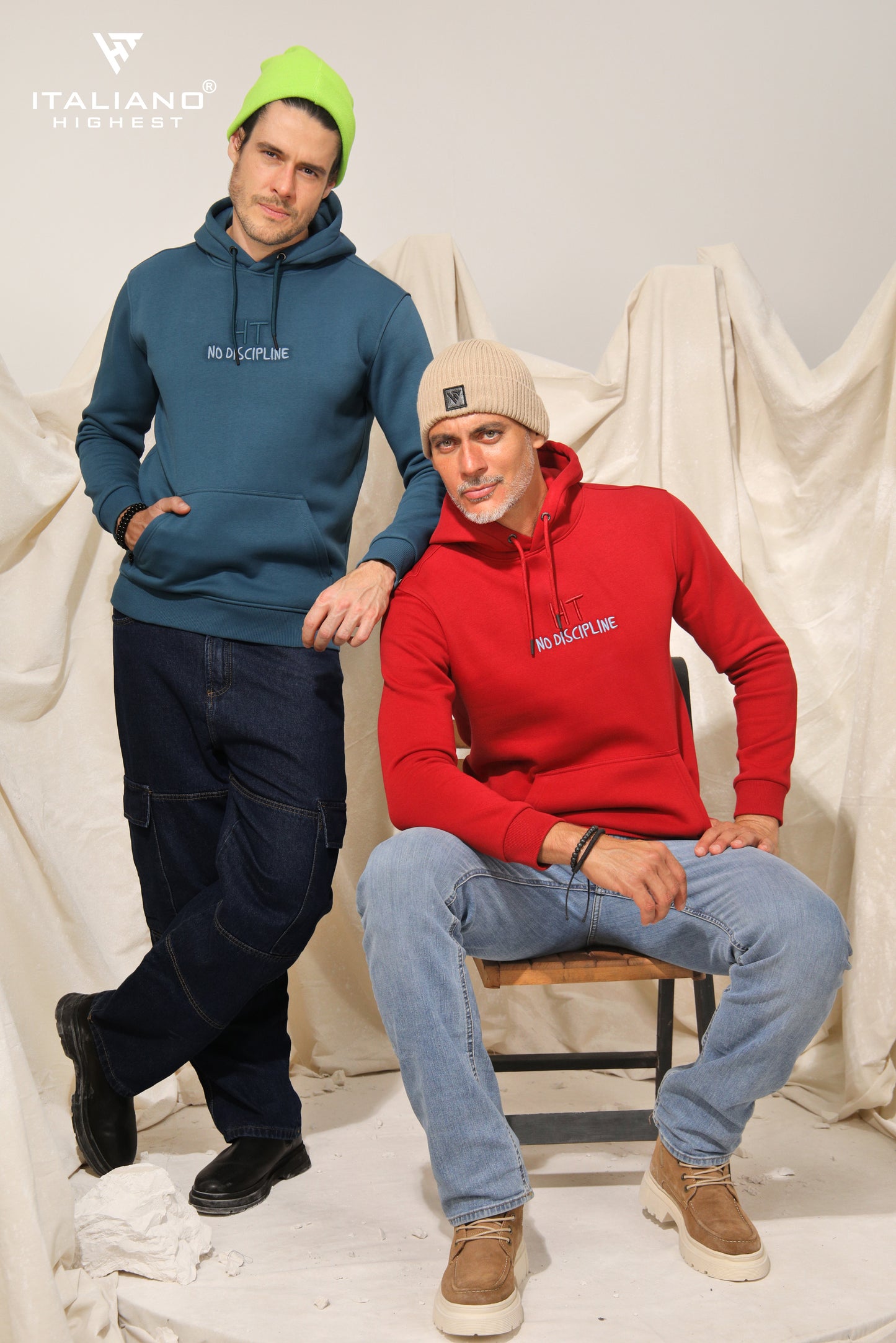 Men Hoodie T-Shirt ITHO15