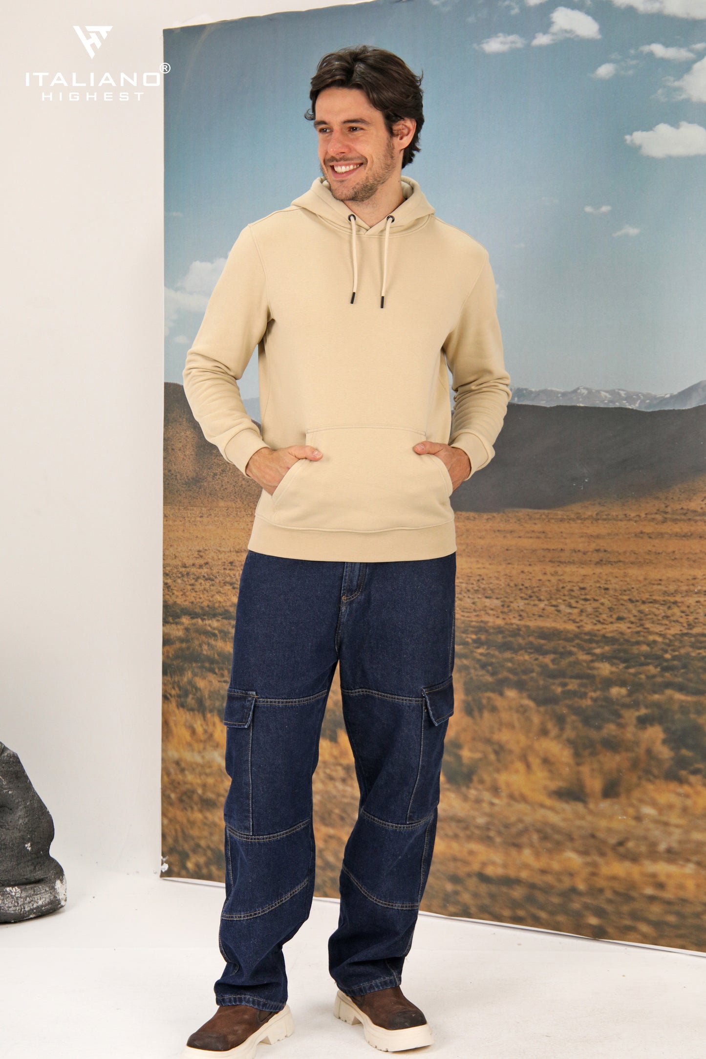 Men BigSize Hoodie ITBH06