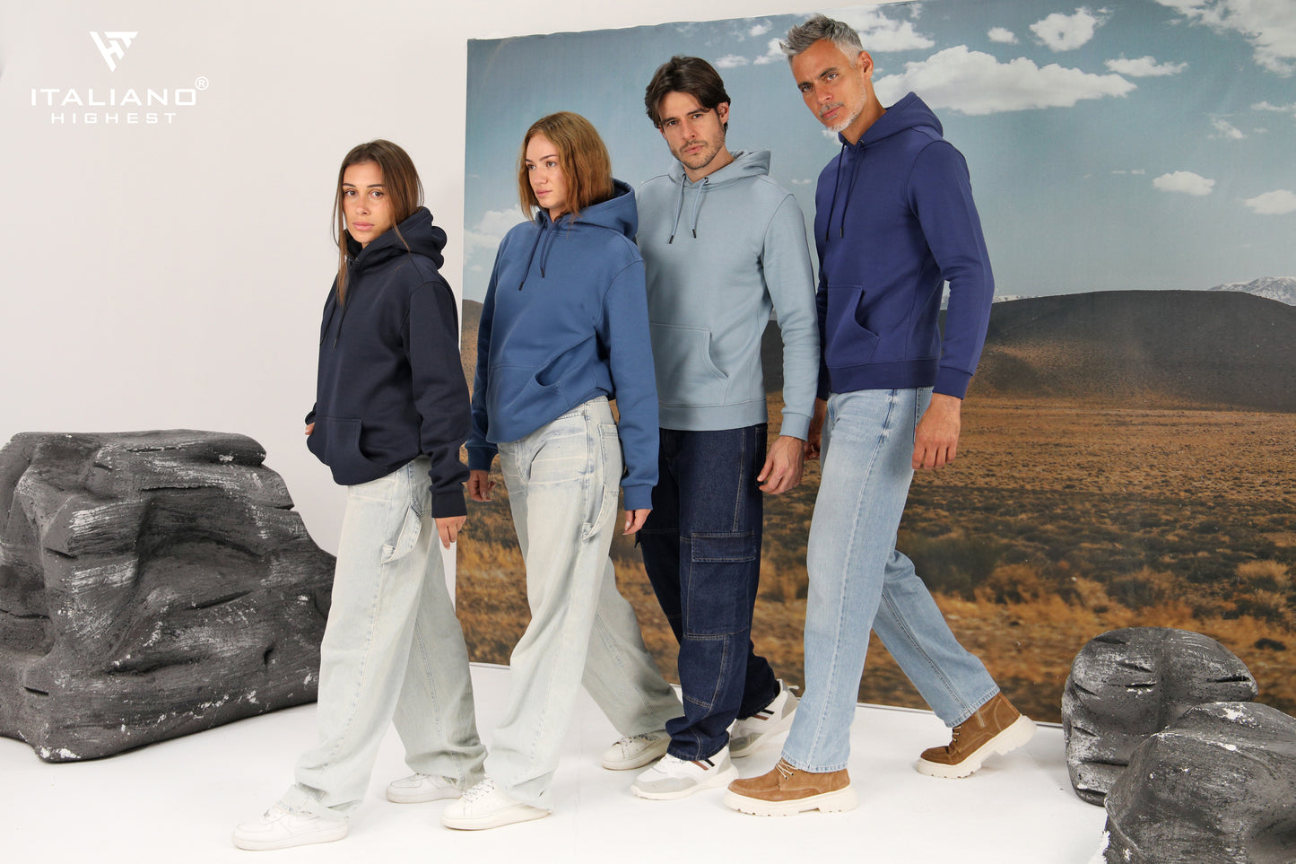 Men Hoodie T-Shirt ITHO05