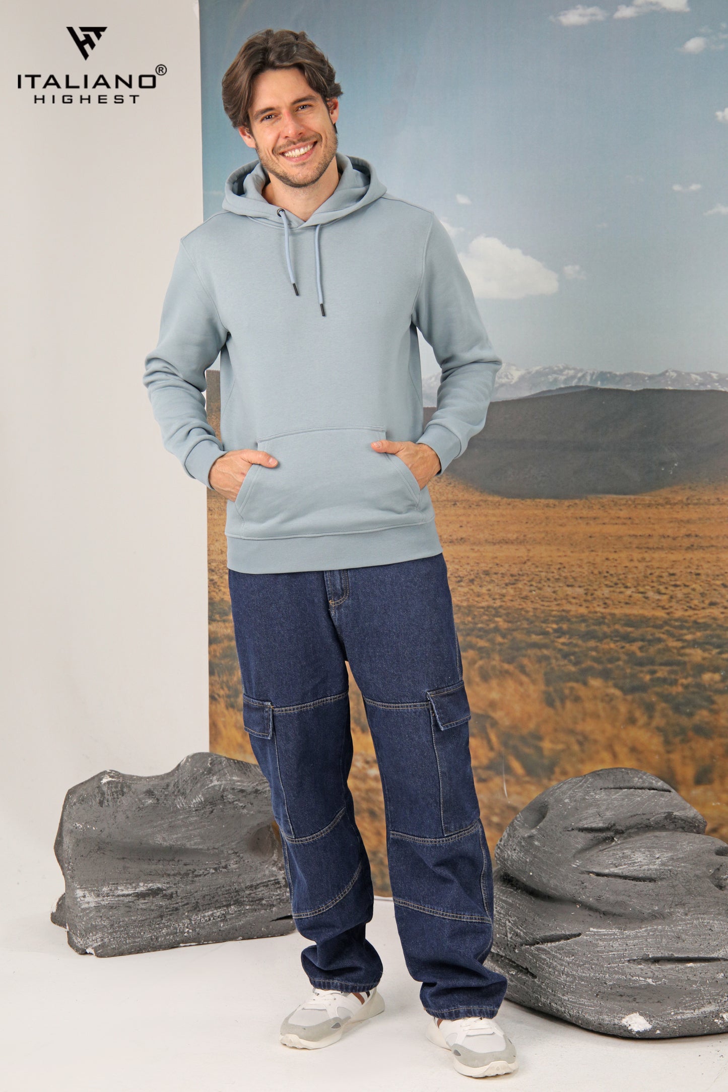 Men Hoodie T-Shirt ITHO05