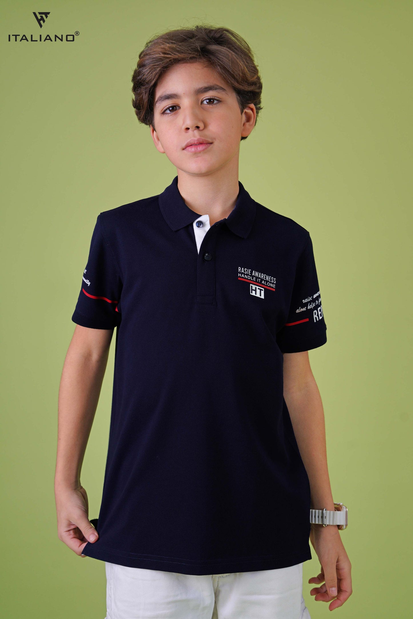 Boys Polo T-Shirt Italiano ITSH50