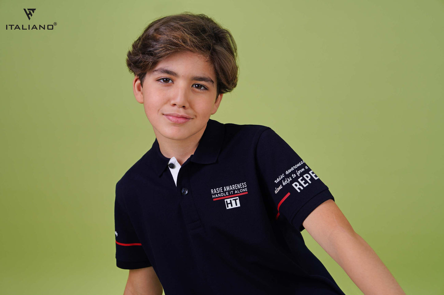 Boys Polo T-Shirt Italiano ITSH50