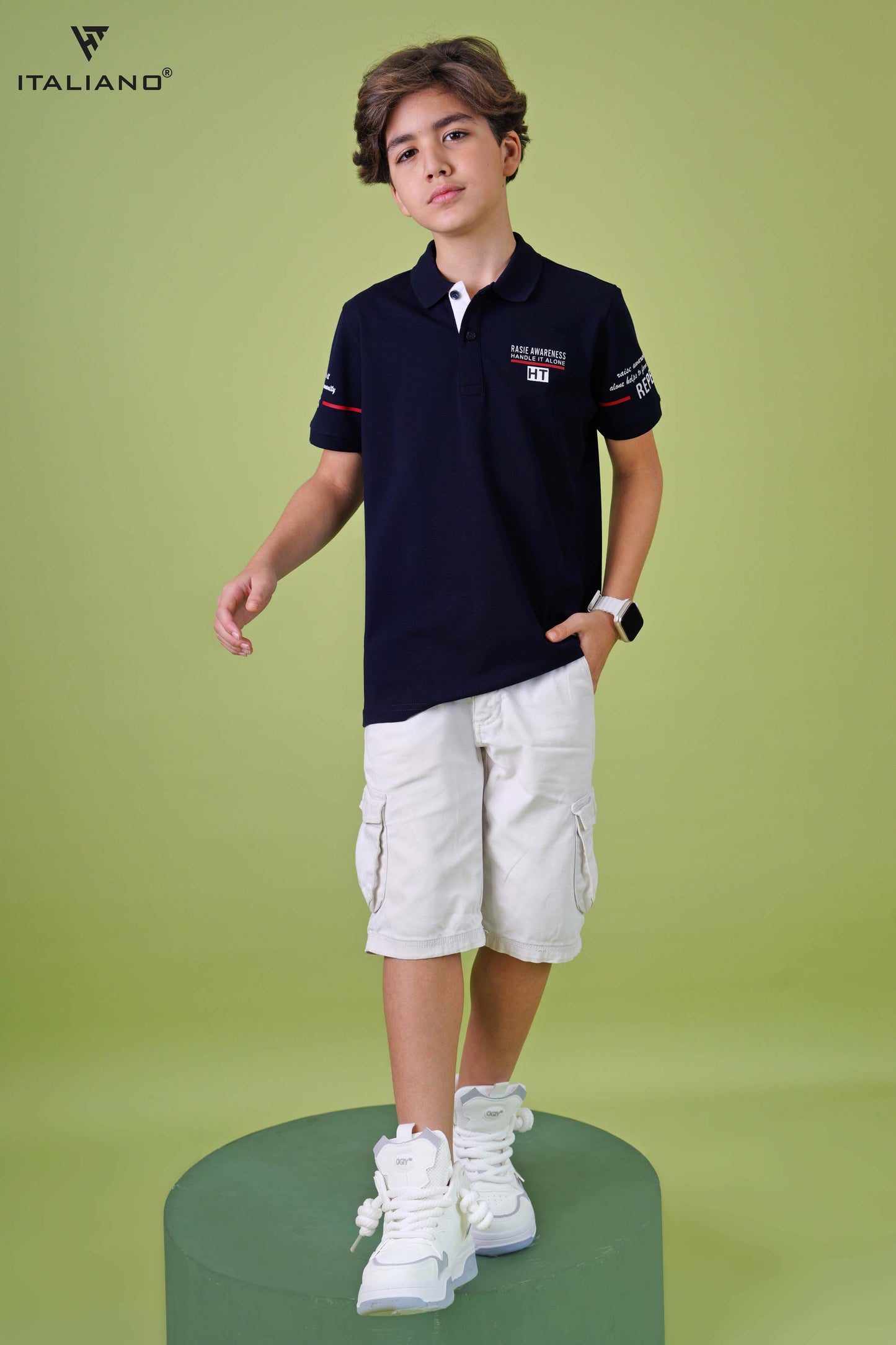 Boys Polo T-Shirt Italiano ITSH50