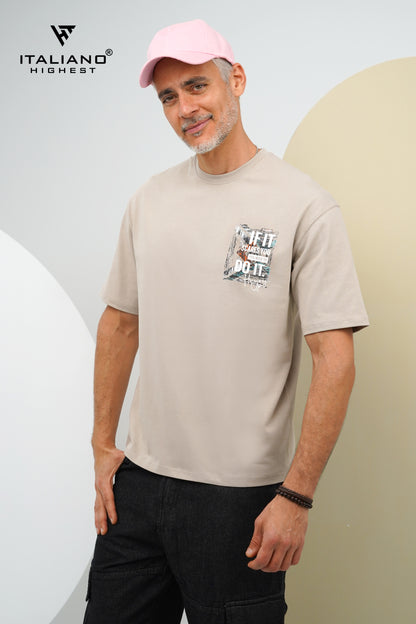 Men T-Shirt OverSize Italiano ITSH 1160
