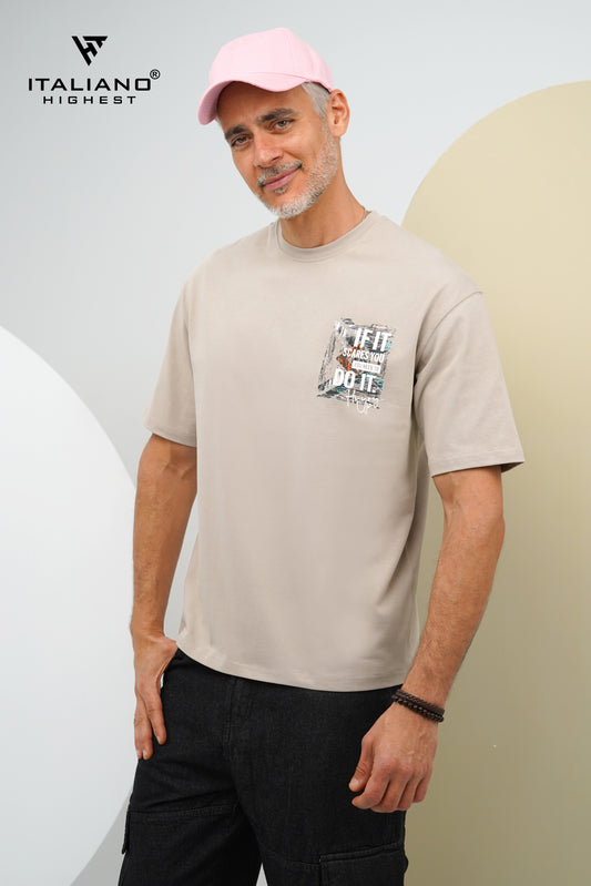 Men T-Shirt OverSize Italiano ITSH 1160