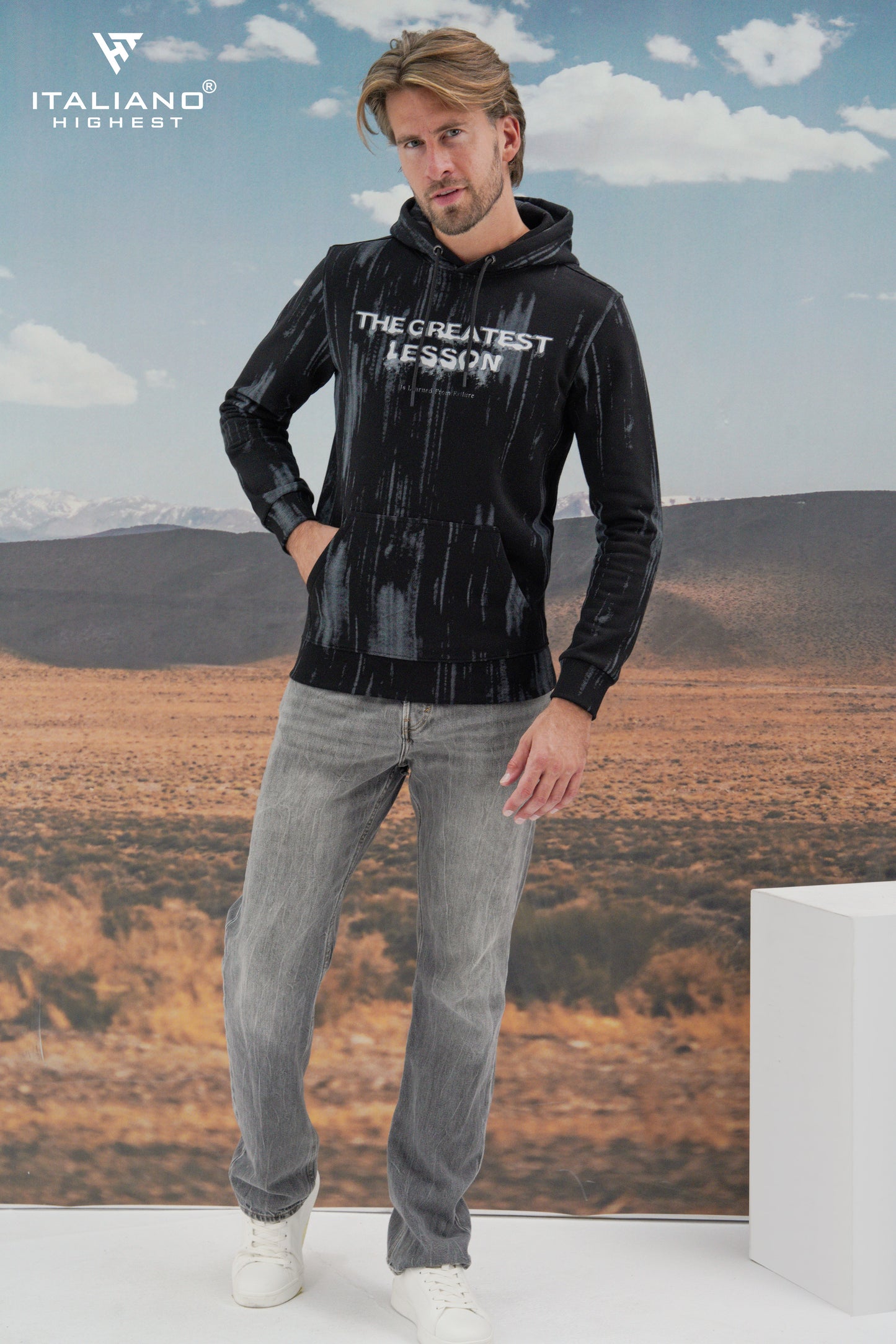 Men Hoodie T-Shirt ITHO135