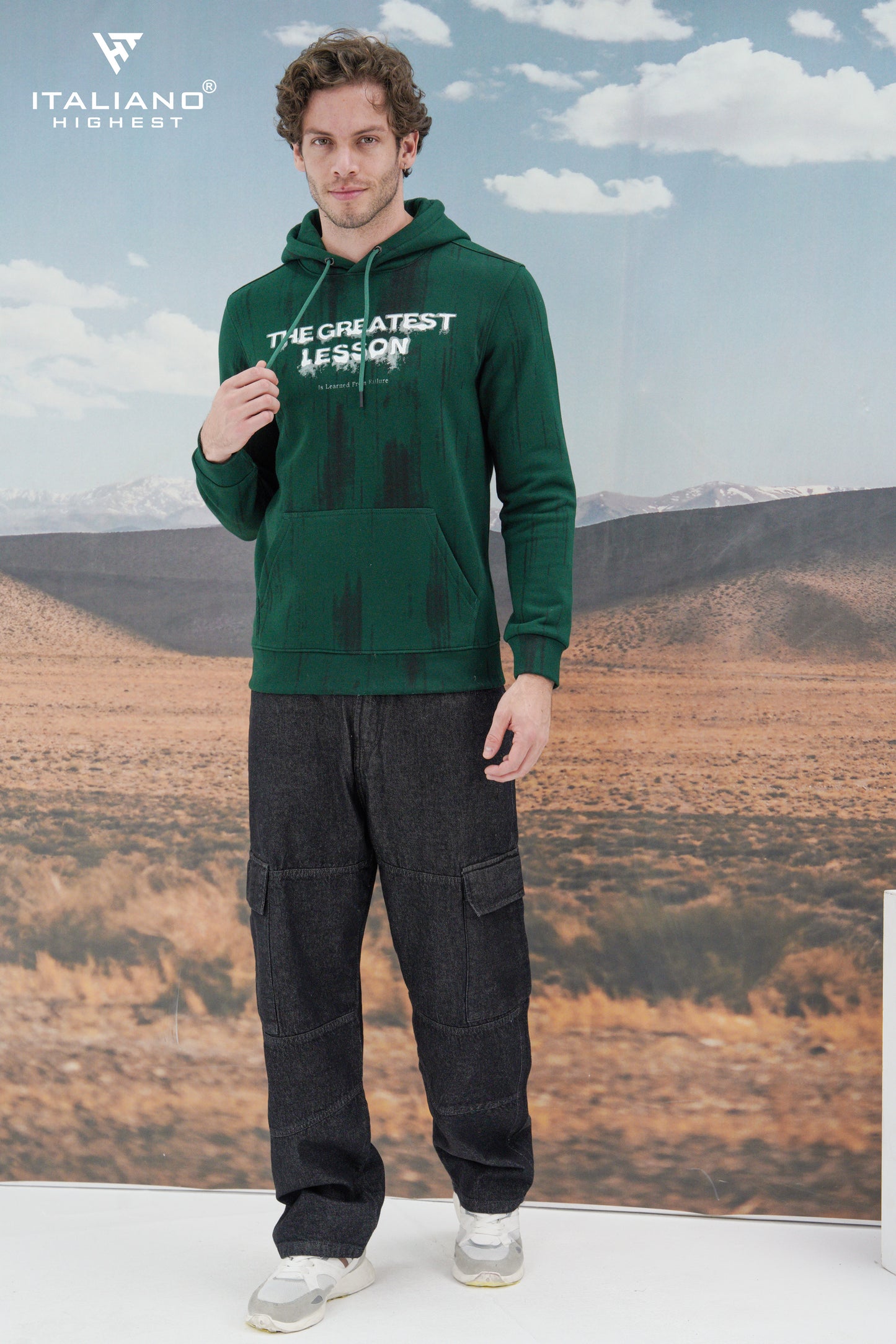 Men Hoodie T-Shirt ITHO135