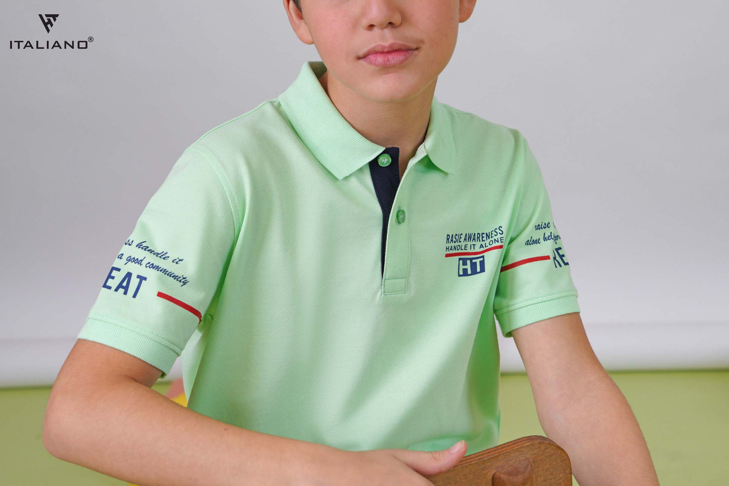 Boys Polo T-Shirt Italiano ITSH50