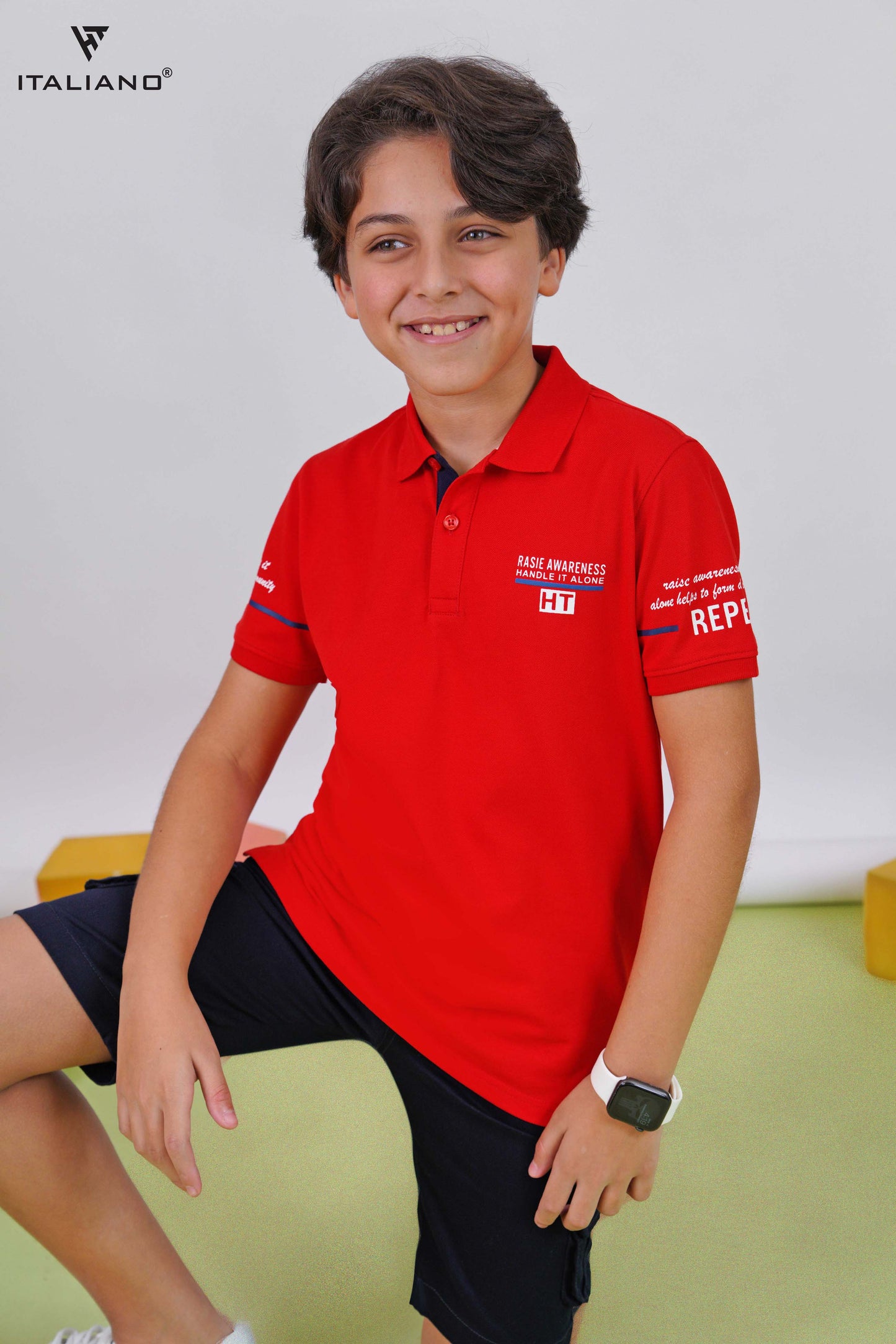 Boys Polo T-Shirt Italiano ITSH50