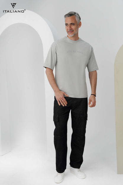 Men T-shirt Over size Italiano TS 1129