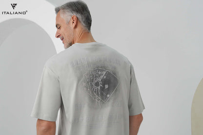 Men T-shirt Over size Italiano TS 1129
