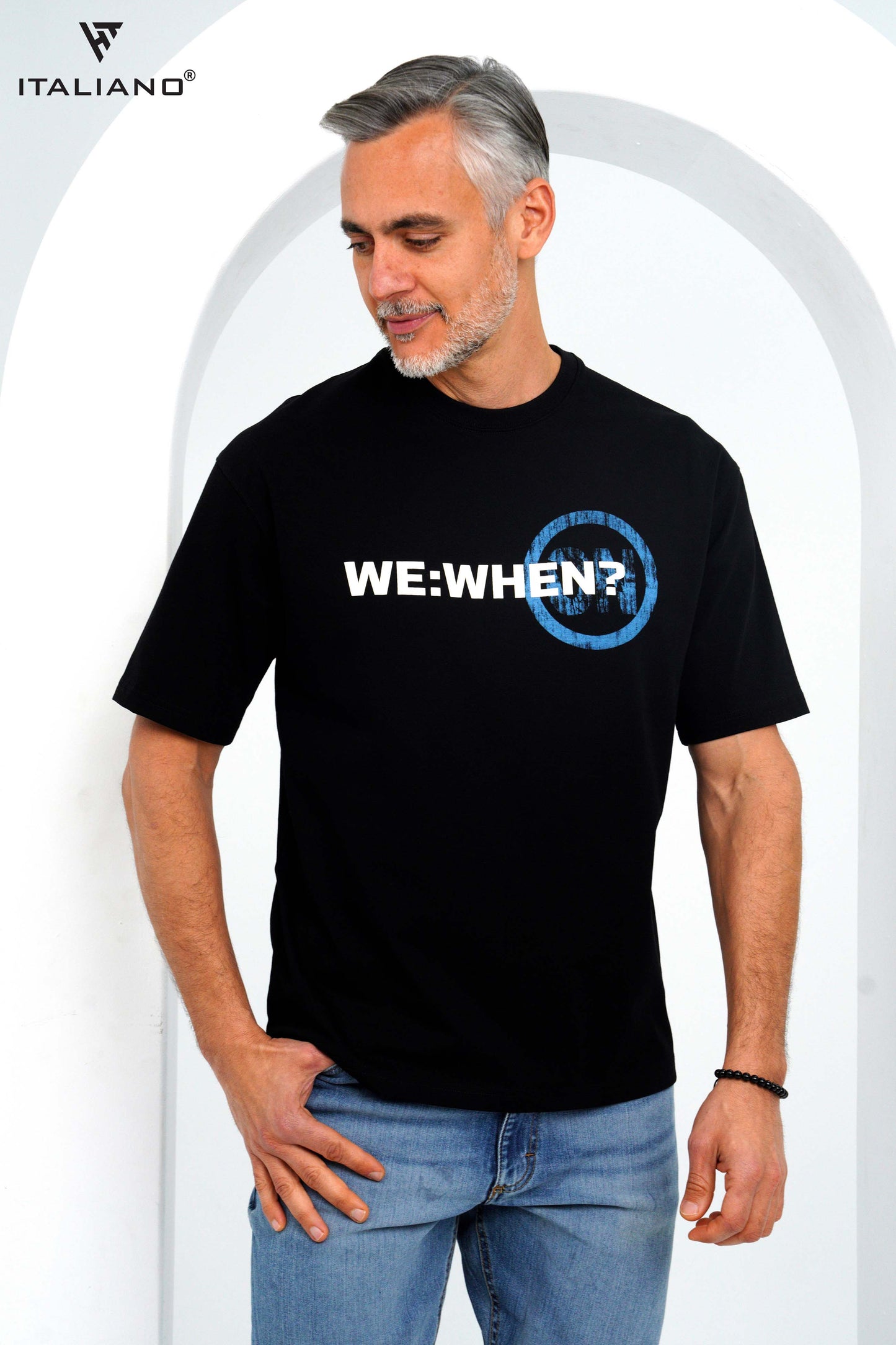 Men T-Shirt OverSize Italiano ITSH 1137