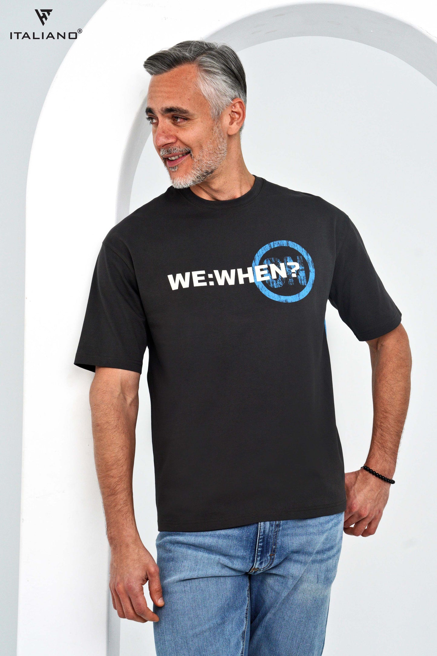 Men T-Shirt OverSize Italiano ITSH 1137