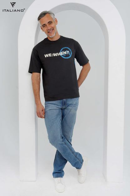 Men T-Shirt OverSize Italiano ITSH 1137