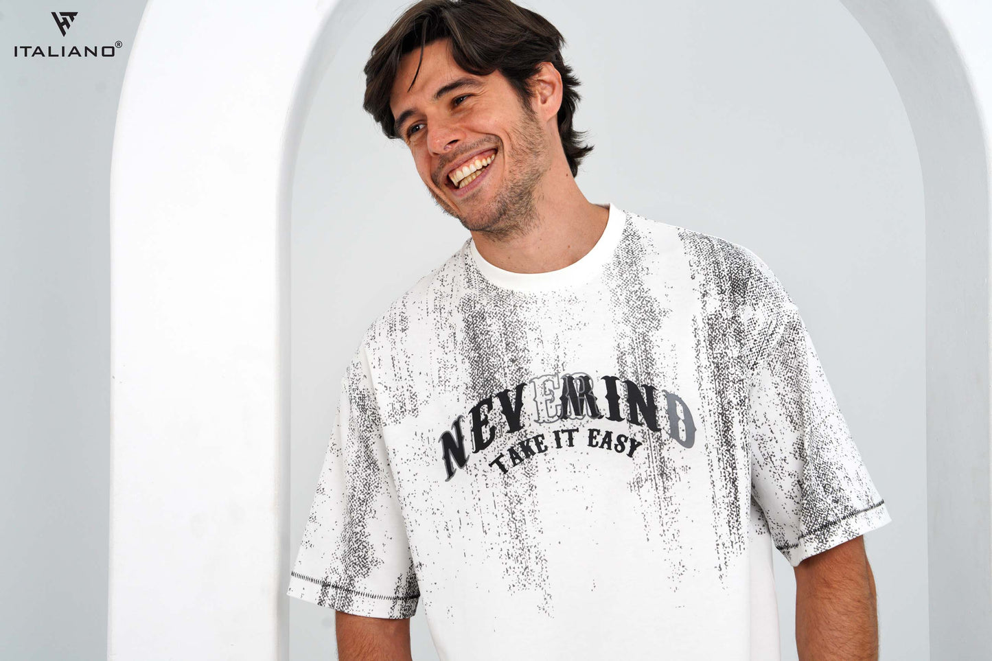 Men T-Shirt OverSize Italiano ITSH1067