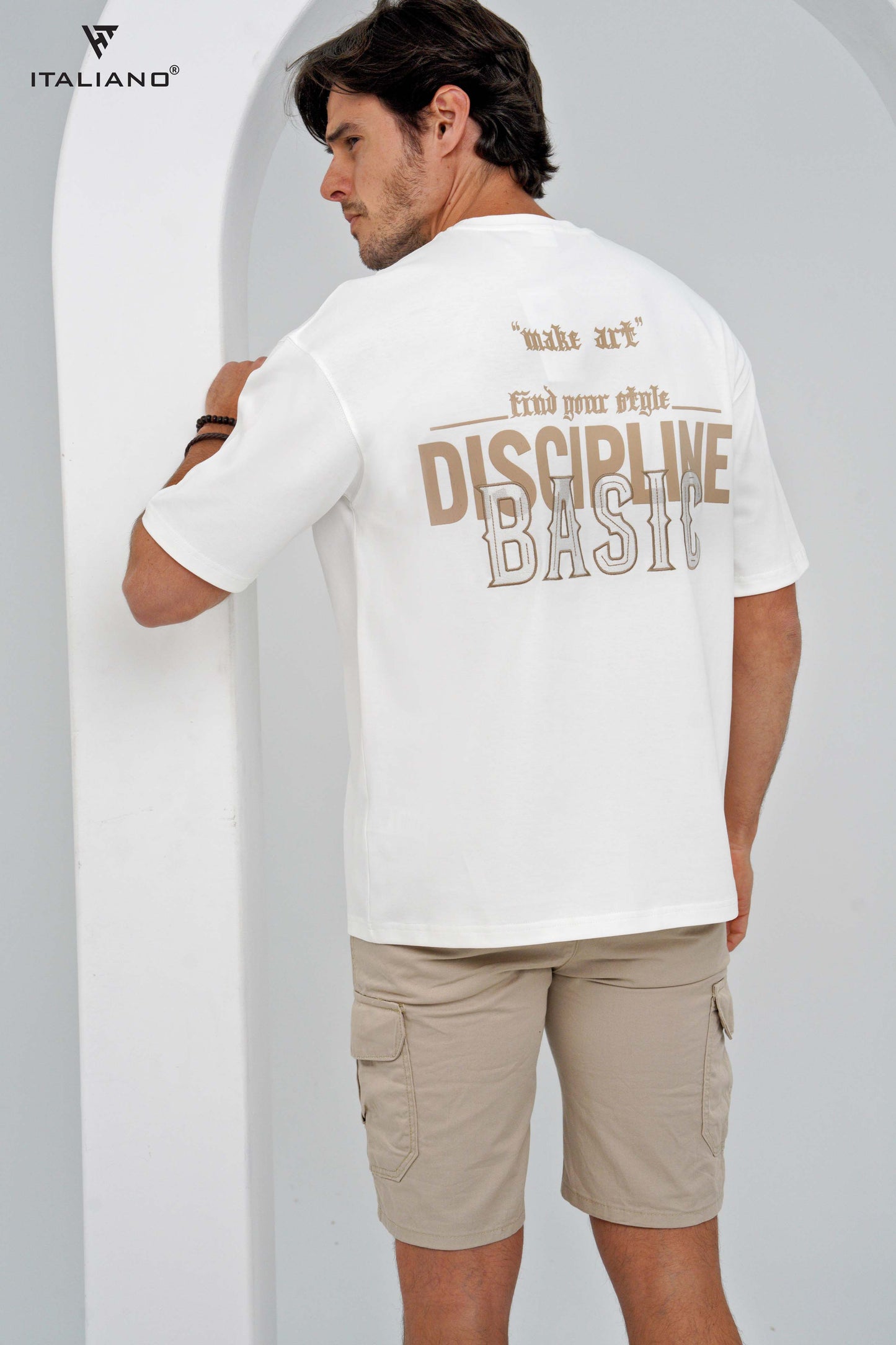 Men T-Shirt Oversize Italiano ITSH 1127