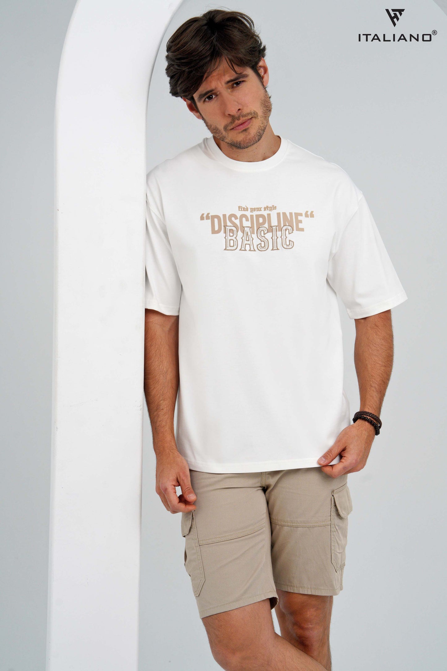 Men T-Shirt Oversize Italiano ITSH 1127