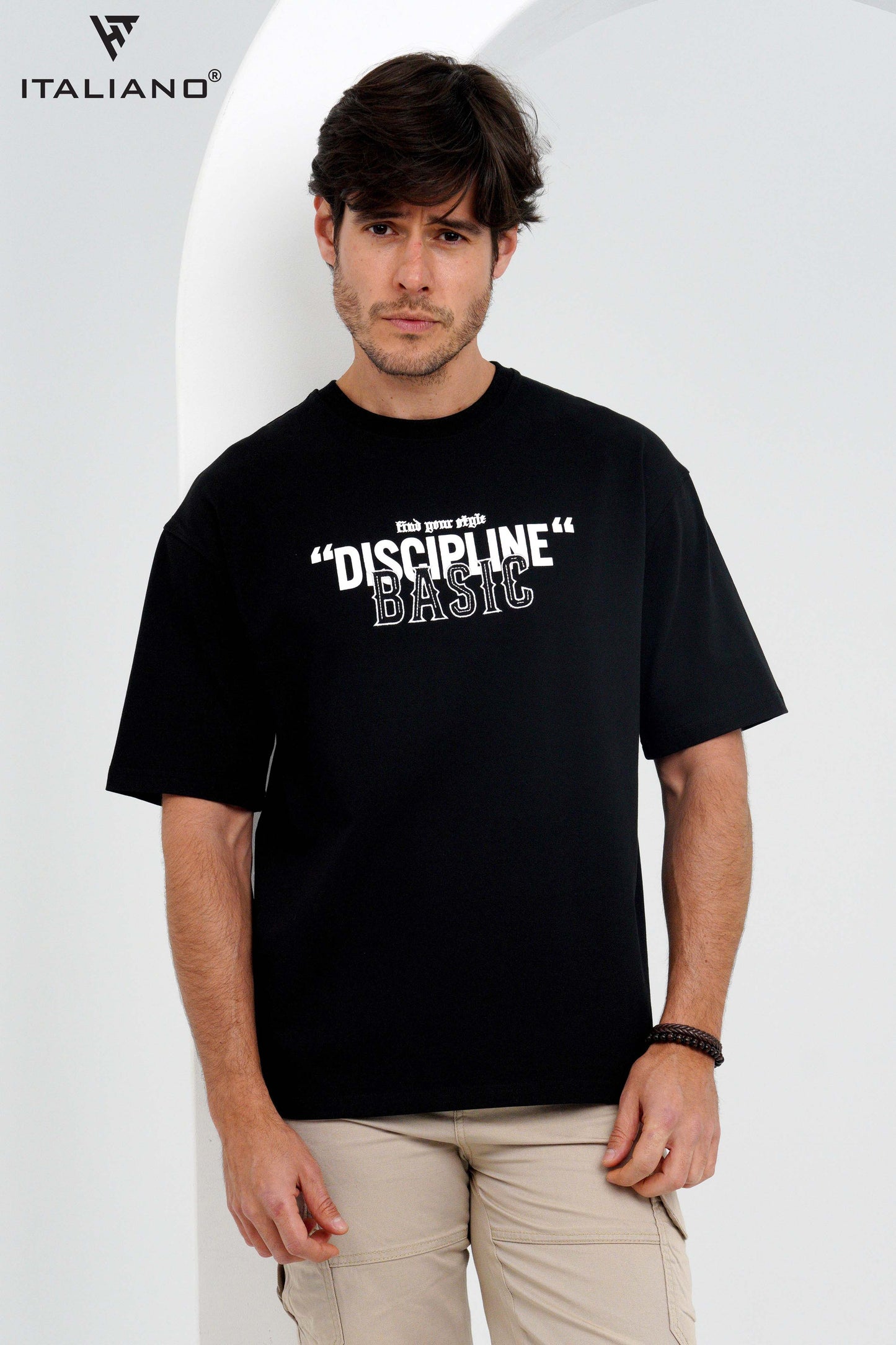 Men T-Shirt Oversize Italiano ITSH 1127