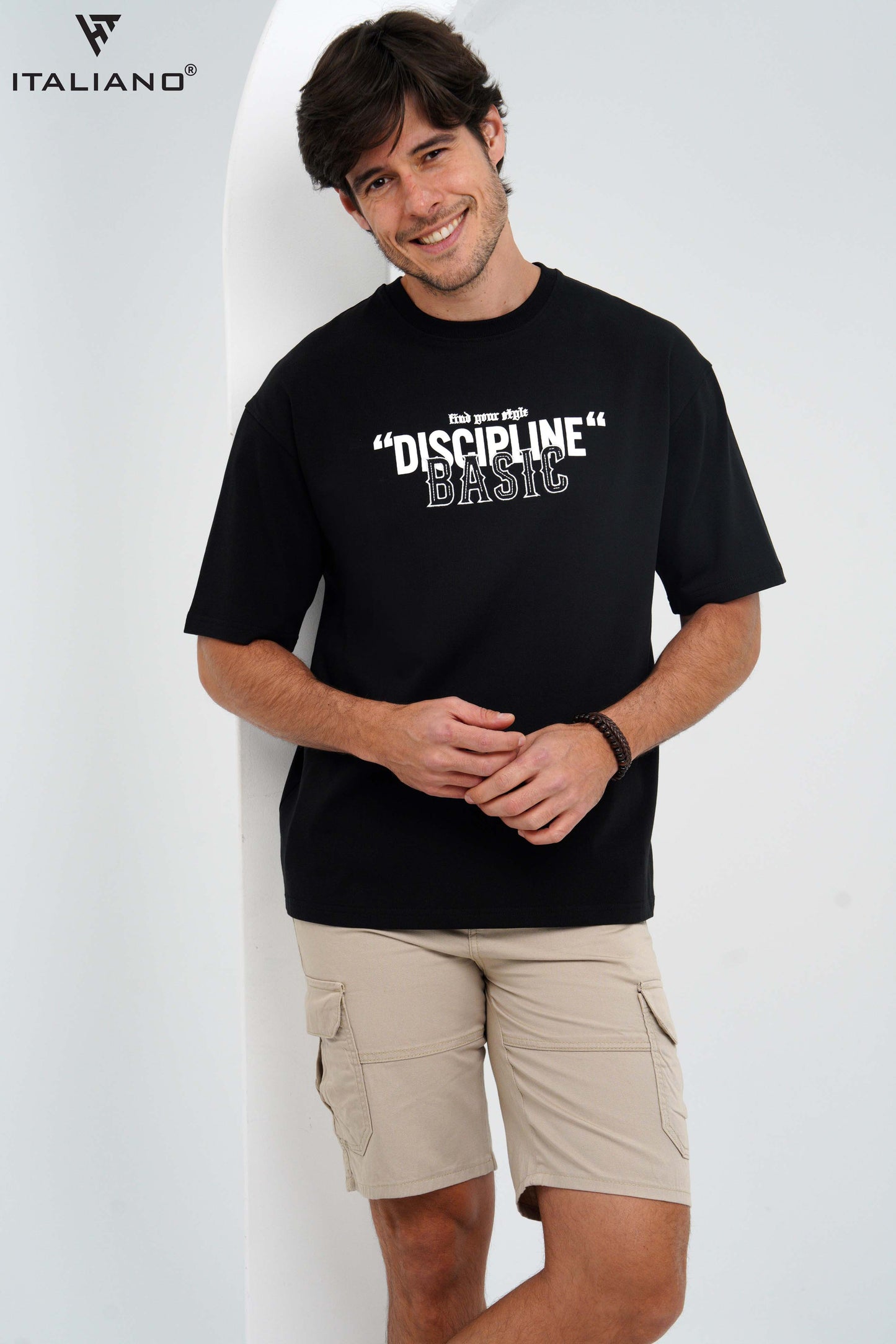 Men T-Shirt Oversize Italiano ITSH 1127
