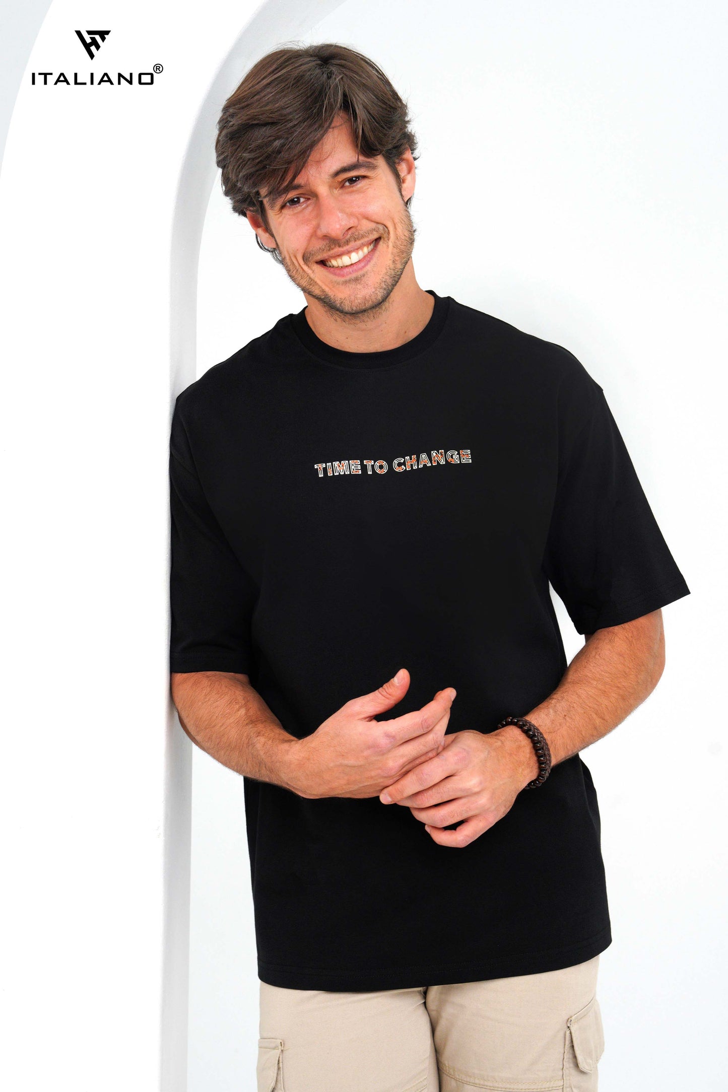 Men T-Shirt OverSize Italiano ITSH1132