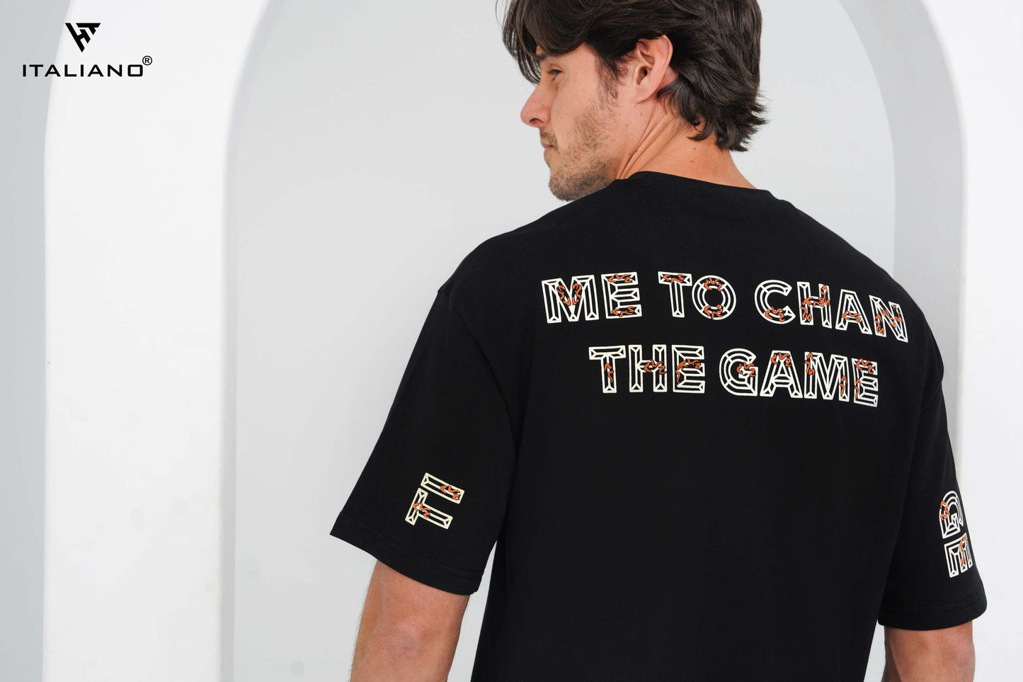Men T-Shirt OverSize Italiano ITSH1132