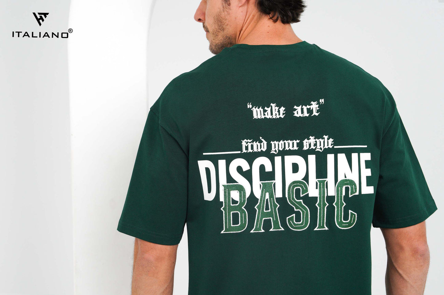 Men T-Shirt Oversize Italiano ITSH 1127