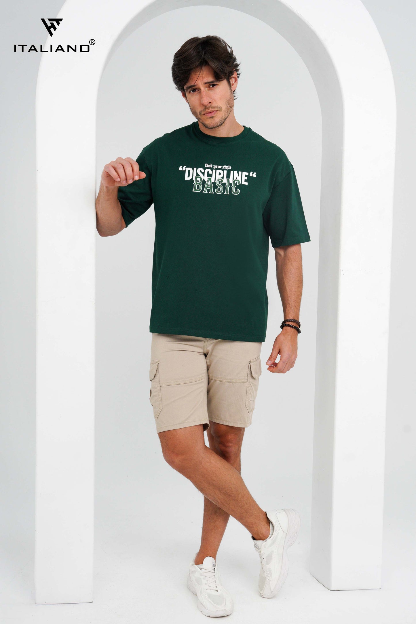 Men T-Shirt Oversize Italiano ITSH 1127