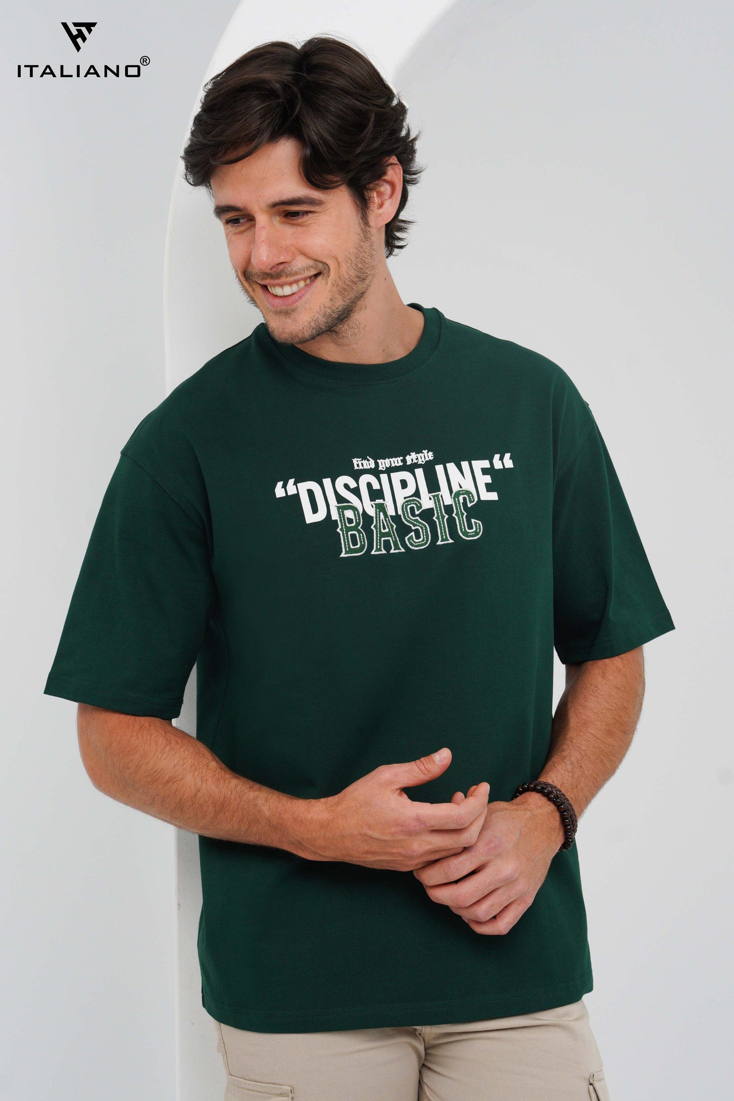 Men T-Shirt Oversize Italiano ITSH 1127