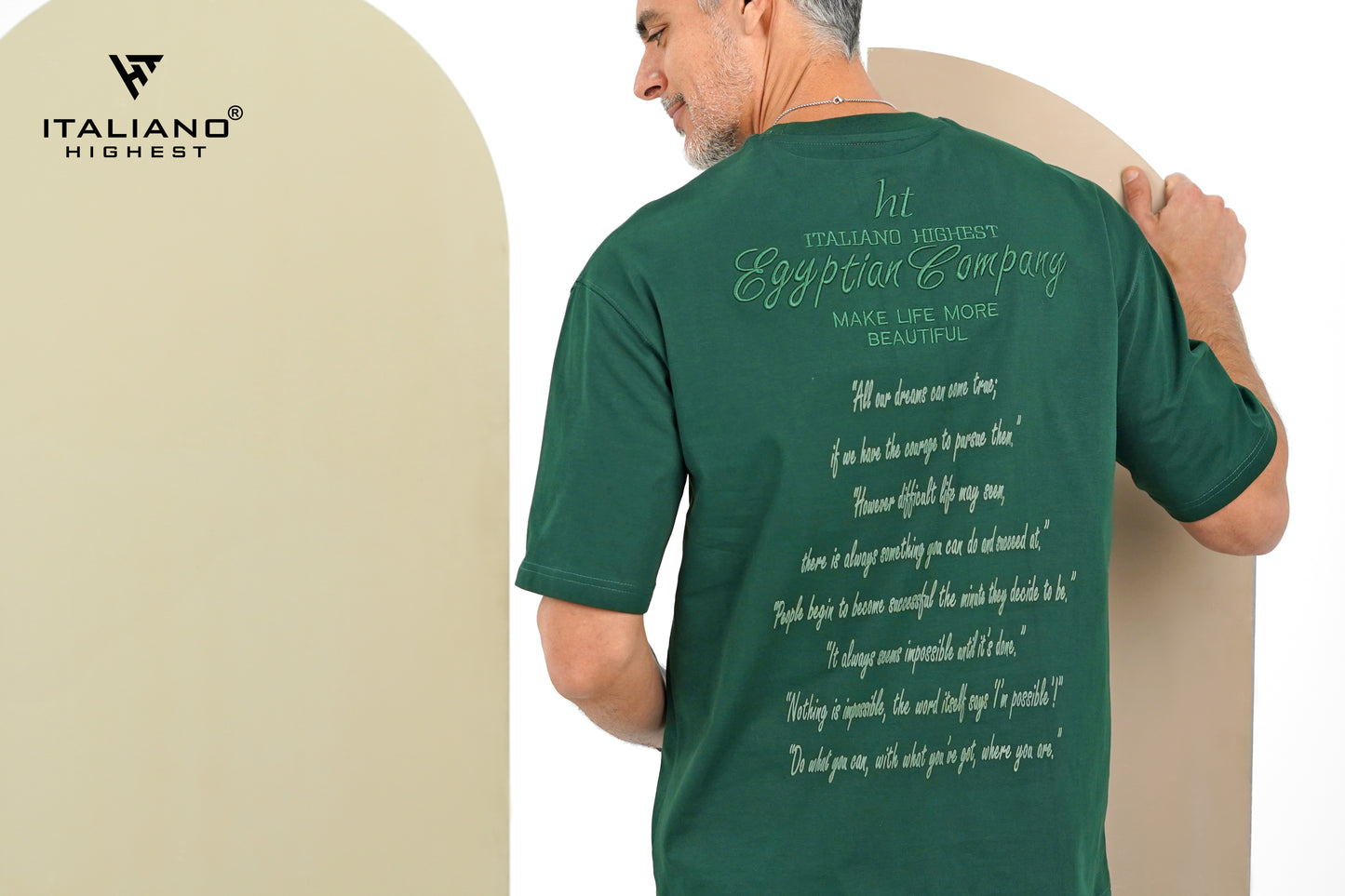 Men T-Shirt OverSize Italiano ITSH1161