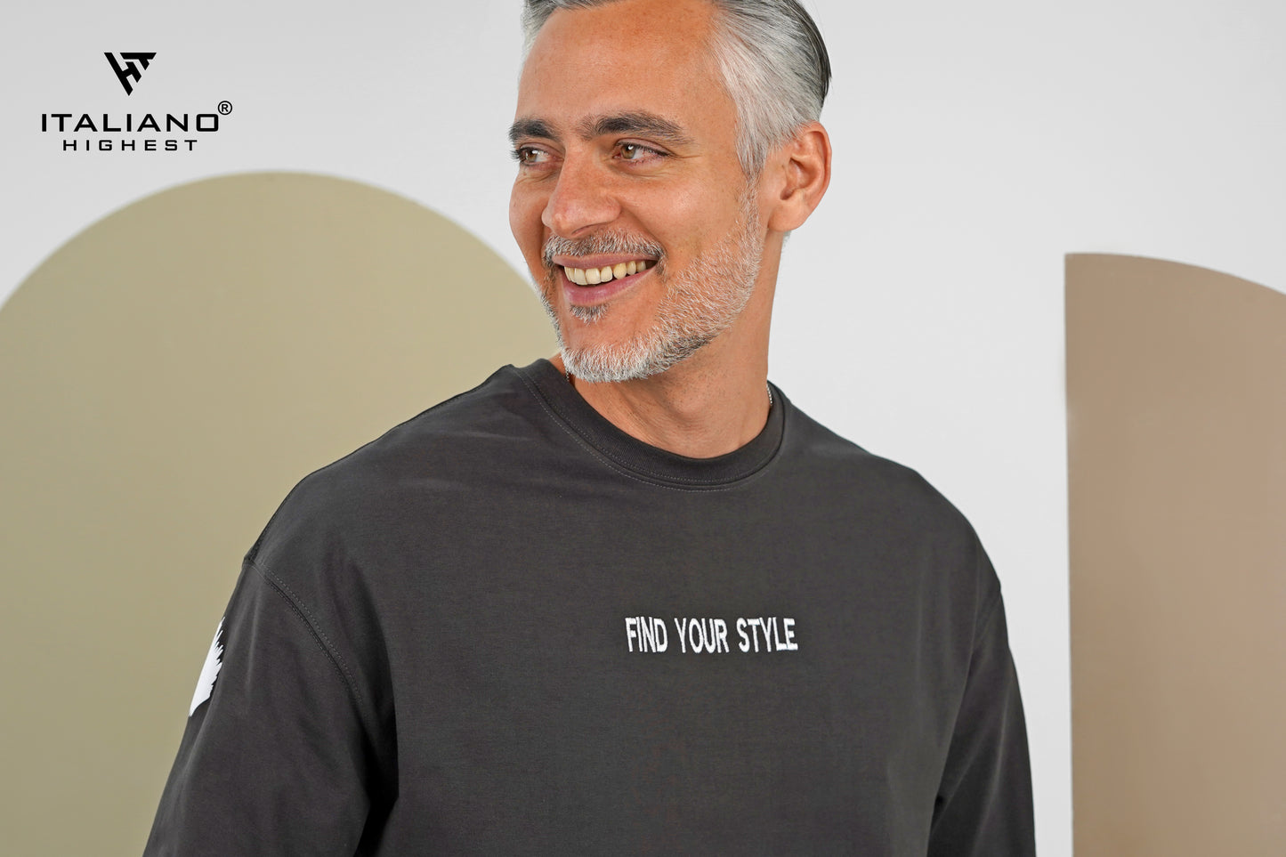 Men T-Shirt OverSize Italiano ITSH1148