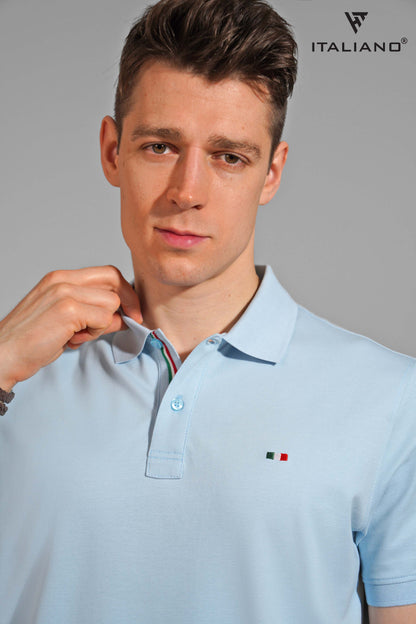 Men T-Shirt Polo Italiano ITSH320