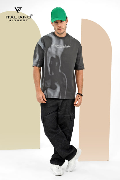 Men T-Shirt OverSize Italiano ITSH1145