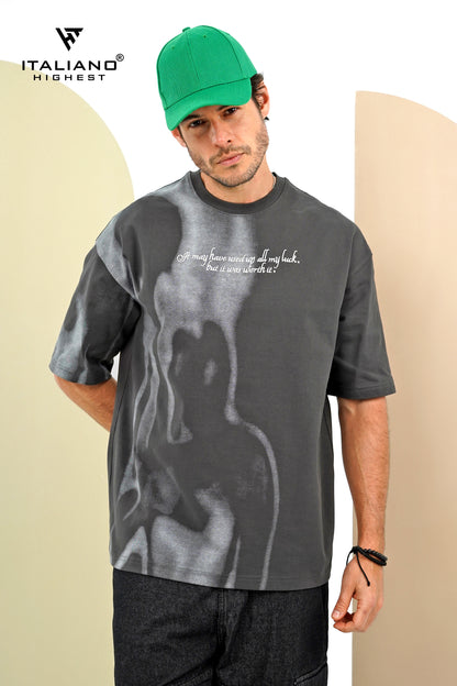 Men T-Shirt OverSize Italiano ITSH1145