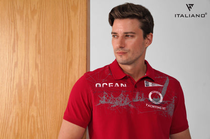 Men T-Shirt polo Italiano ITSH 284