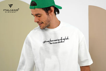 Men T-Shirt OverSize Italiano ITSH1145