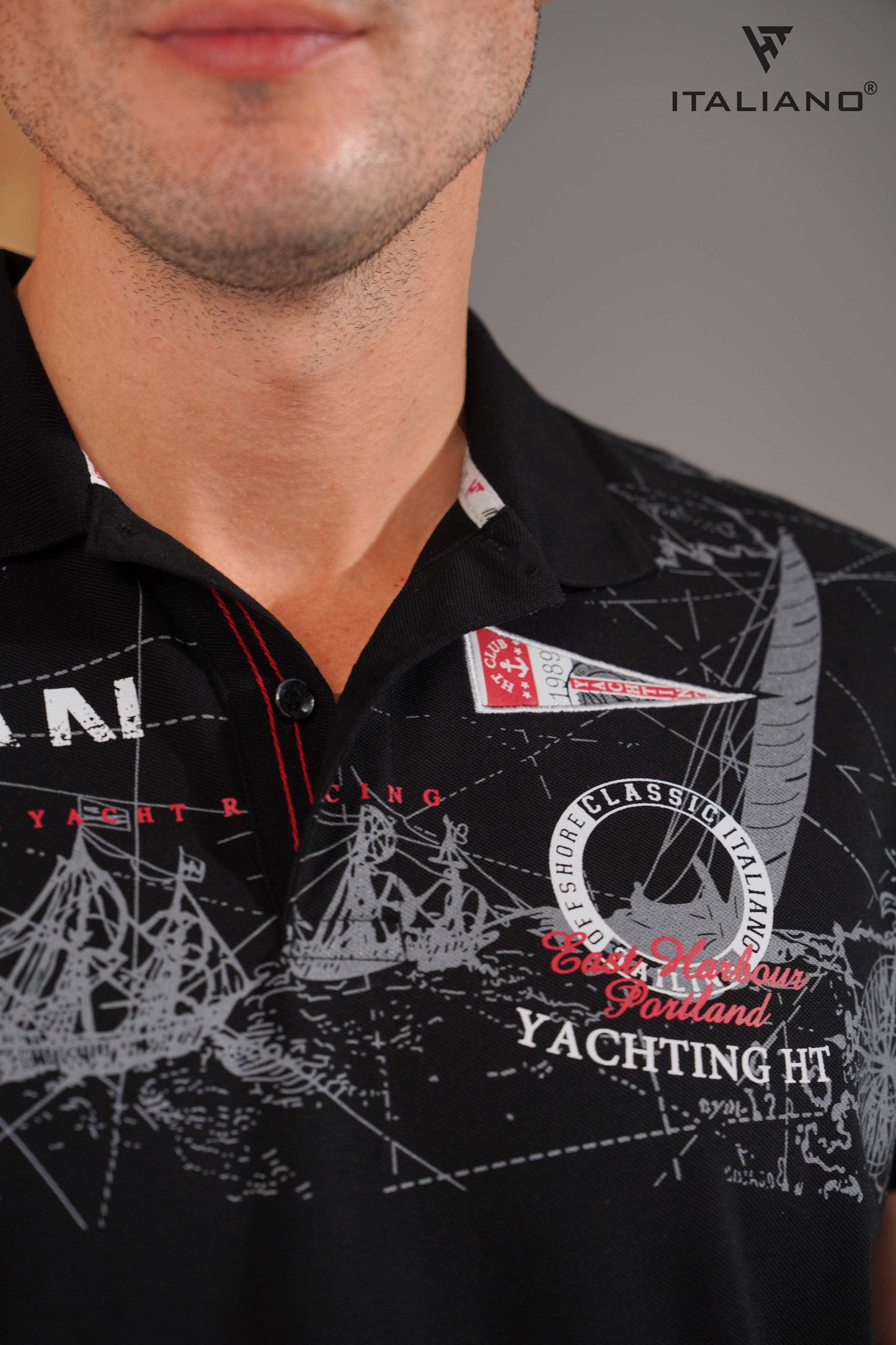 Men T-Shirt polo Italiano ITSH 284