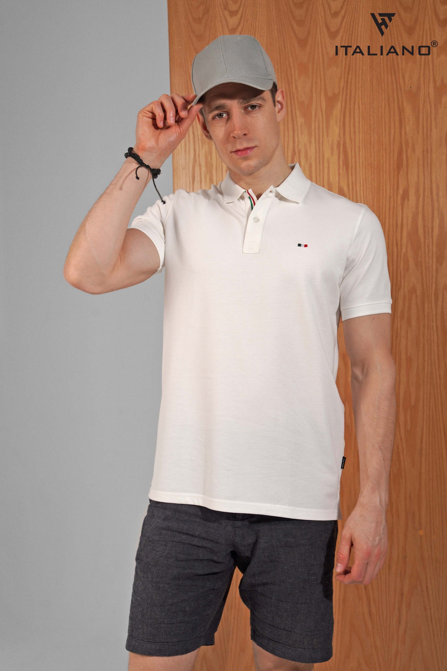 Men T-Shirt Polo Italiano ITSH320