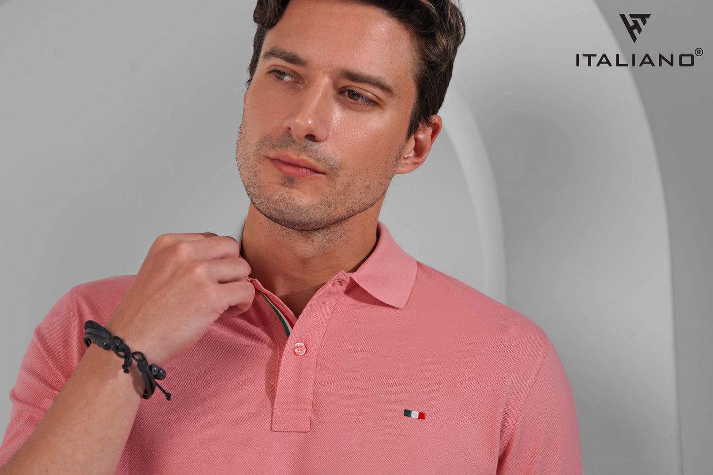 Men T-Shirt Polo Italiano ITSH320