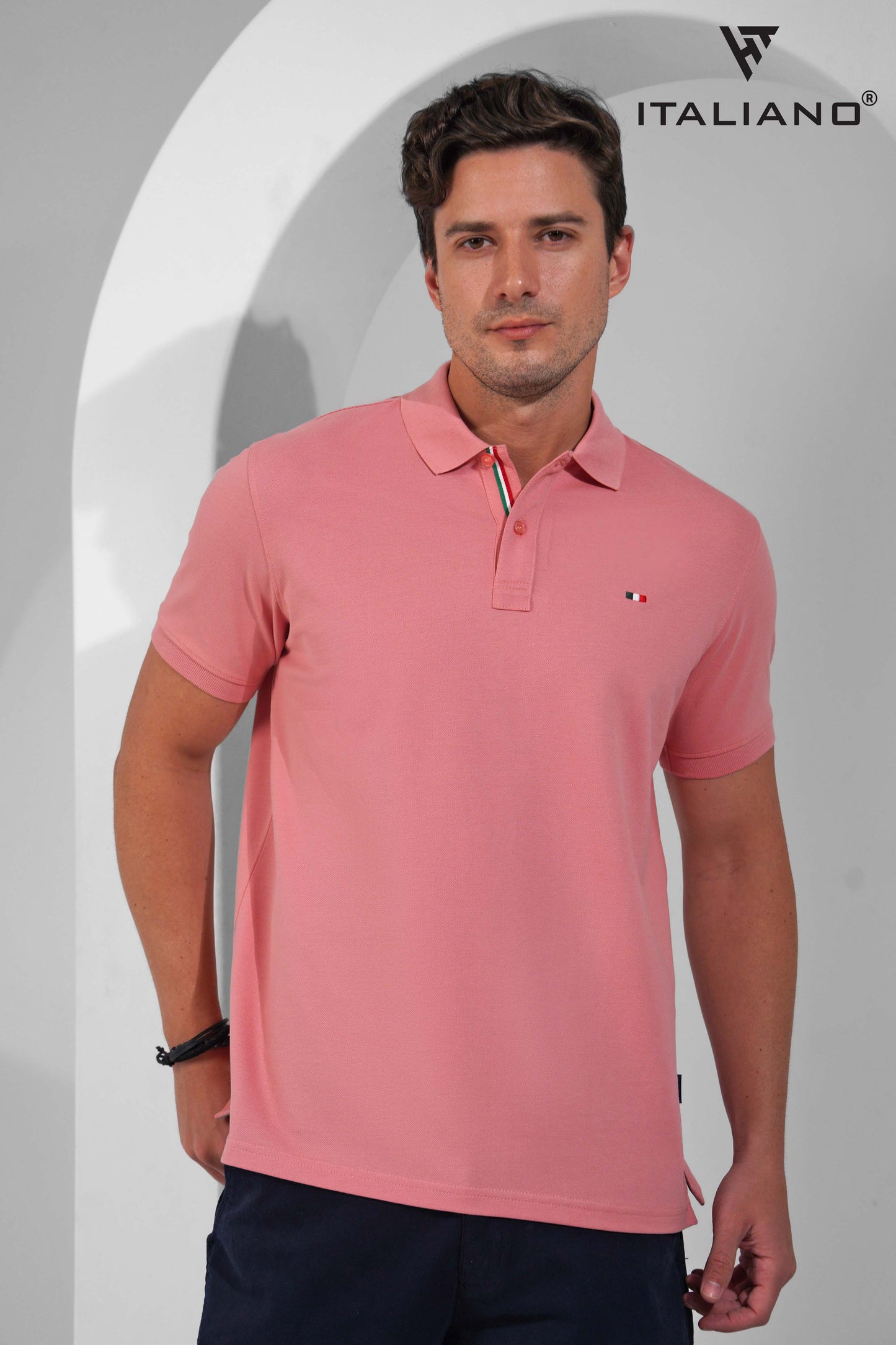 Men T-Shirt Polo Italiano ITSH320