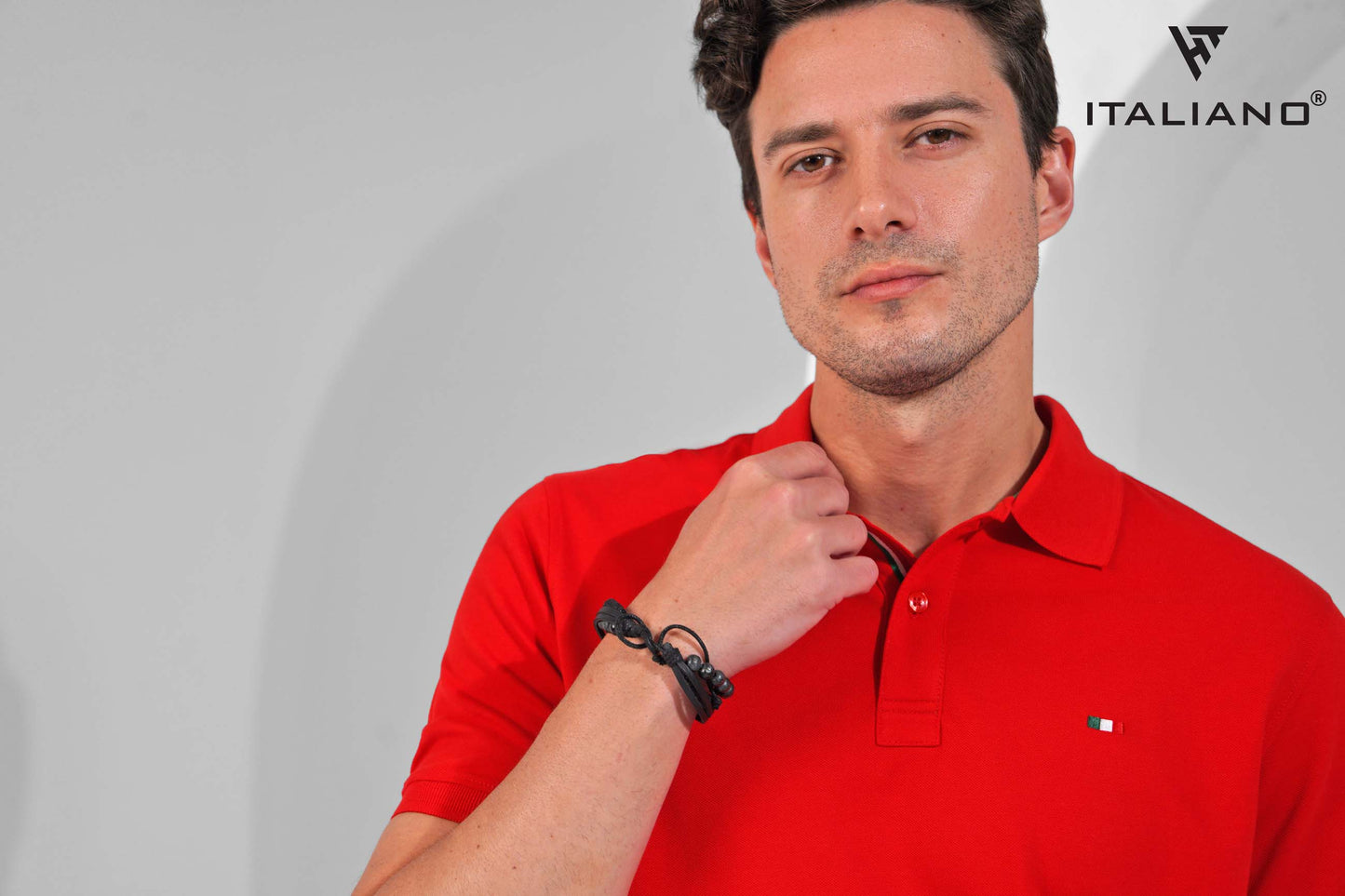 Men T-Shirt Polo Italiano ITSH320
