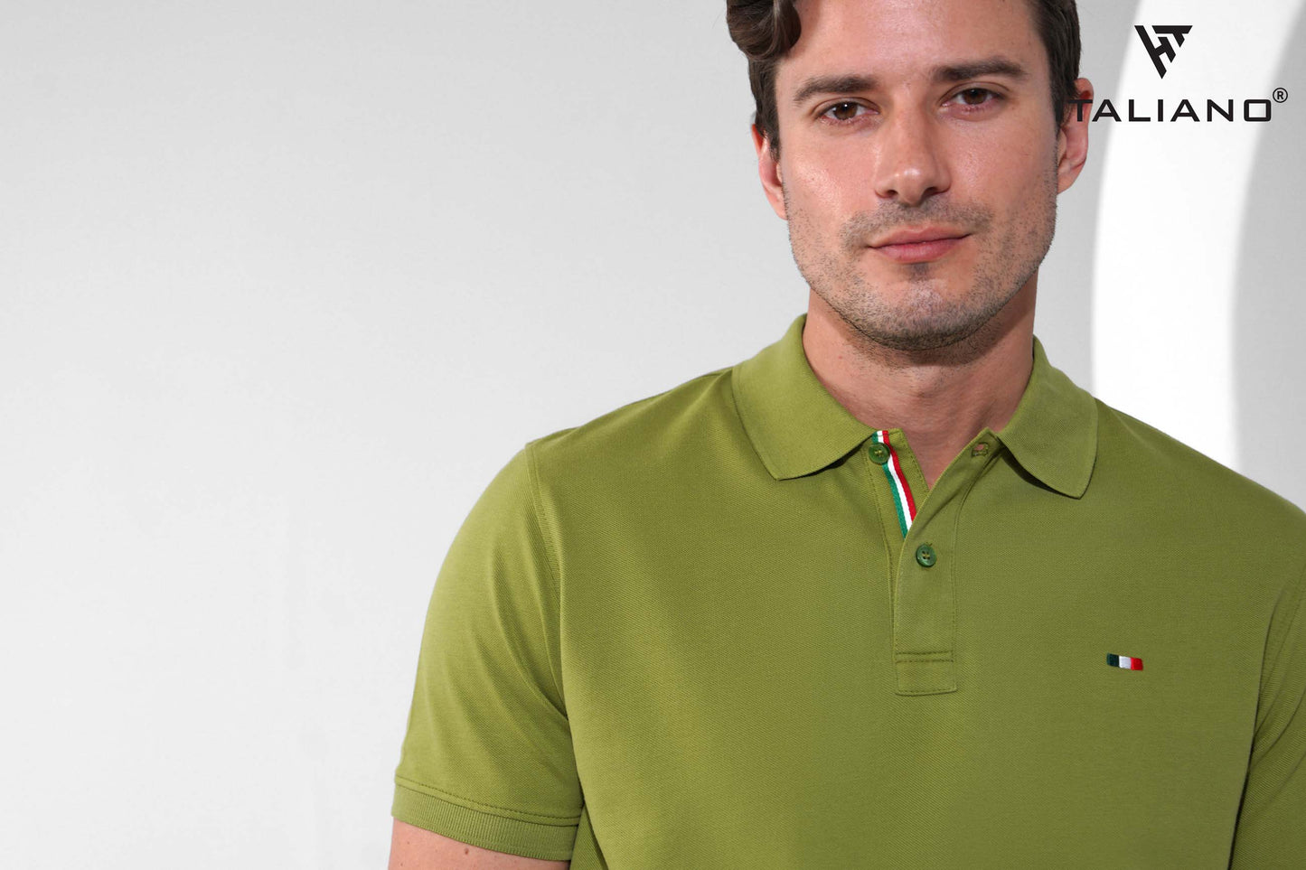 Men T-Shirt Polo Italiano ITSH320